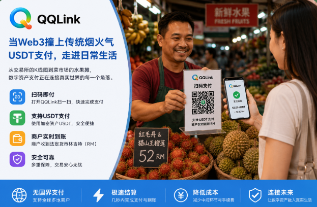 海外批发商告别换汇烦恼：QQLink推USDT线下扫码支付