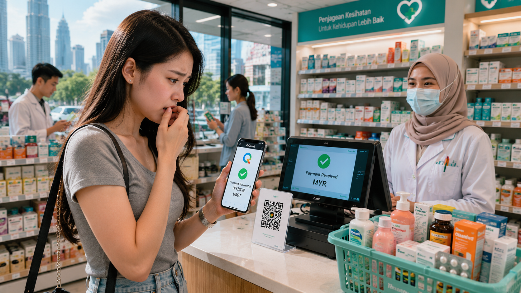 藥房繳費也能用USDT？剛需消費場景支付效率解析