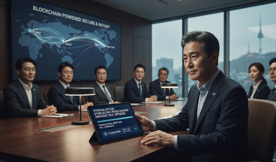 現代汽車測試穩定幣跨境支付！企業結算迎來新變革？