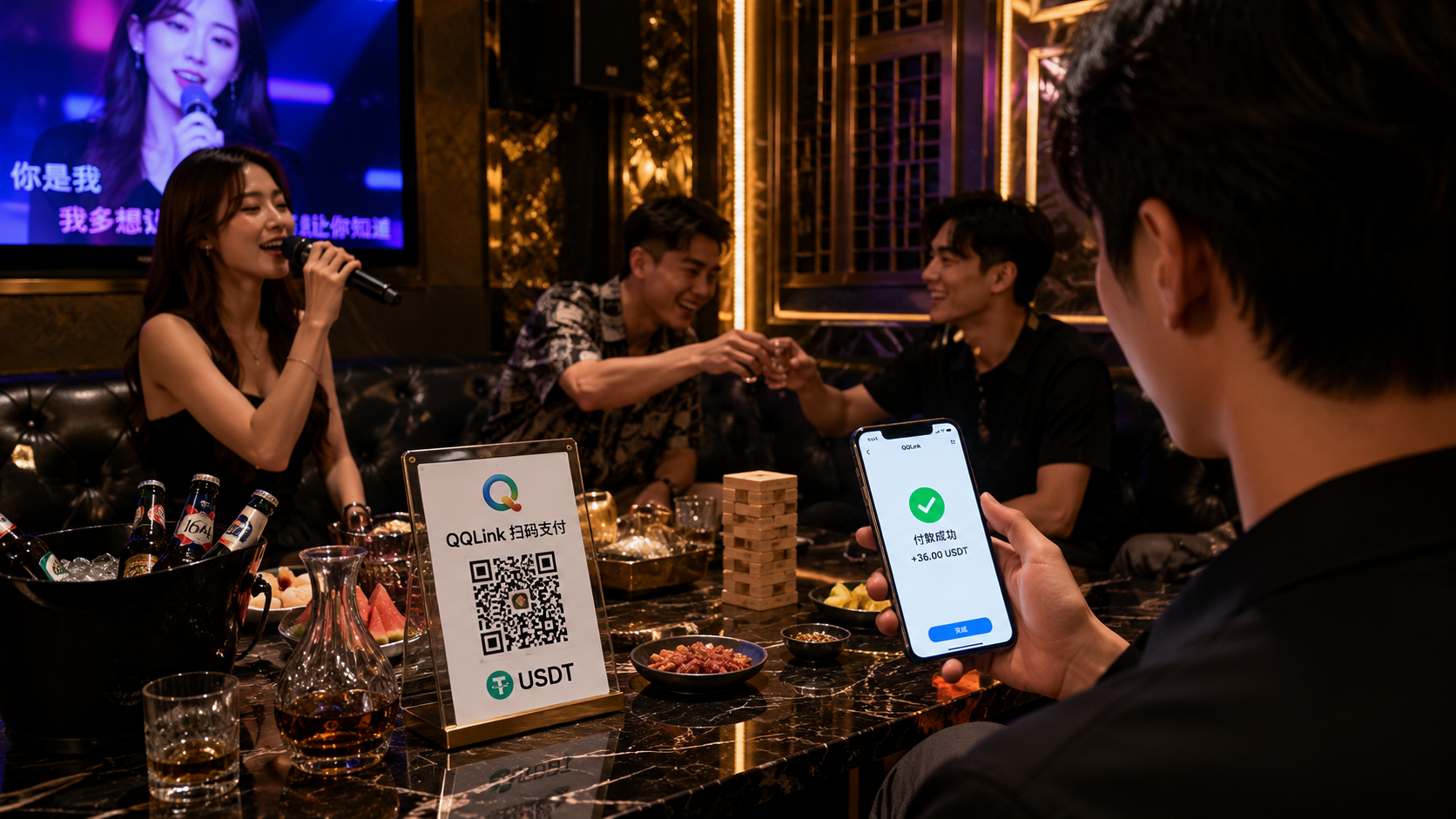 現金退場中？QQLink掃碼支付USDT，大馬華人搶先玩