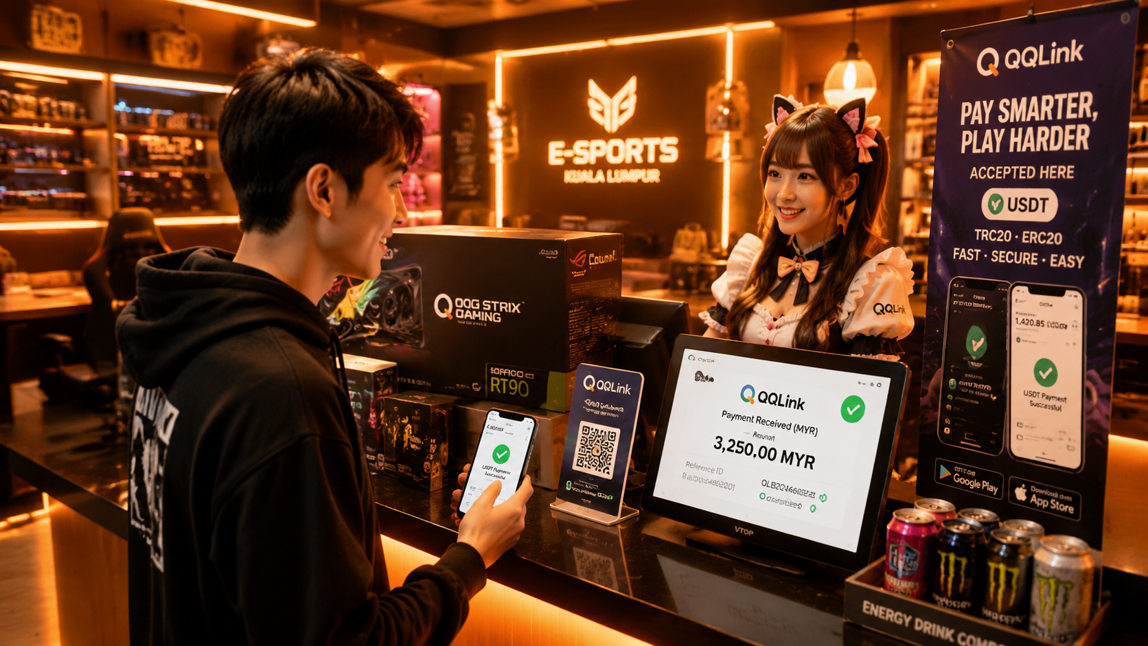 電競館消費還在刷卡換錢？你的USDT正在被閒置