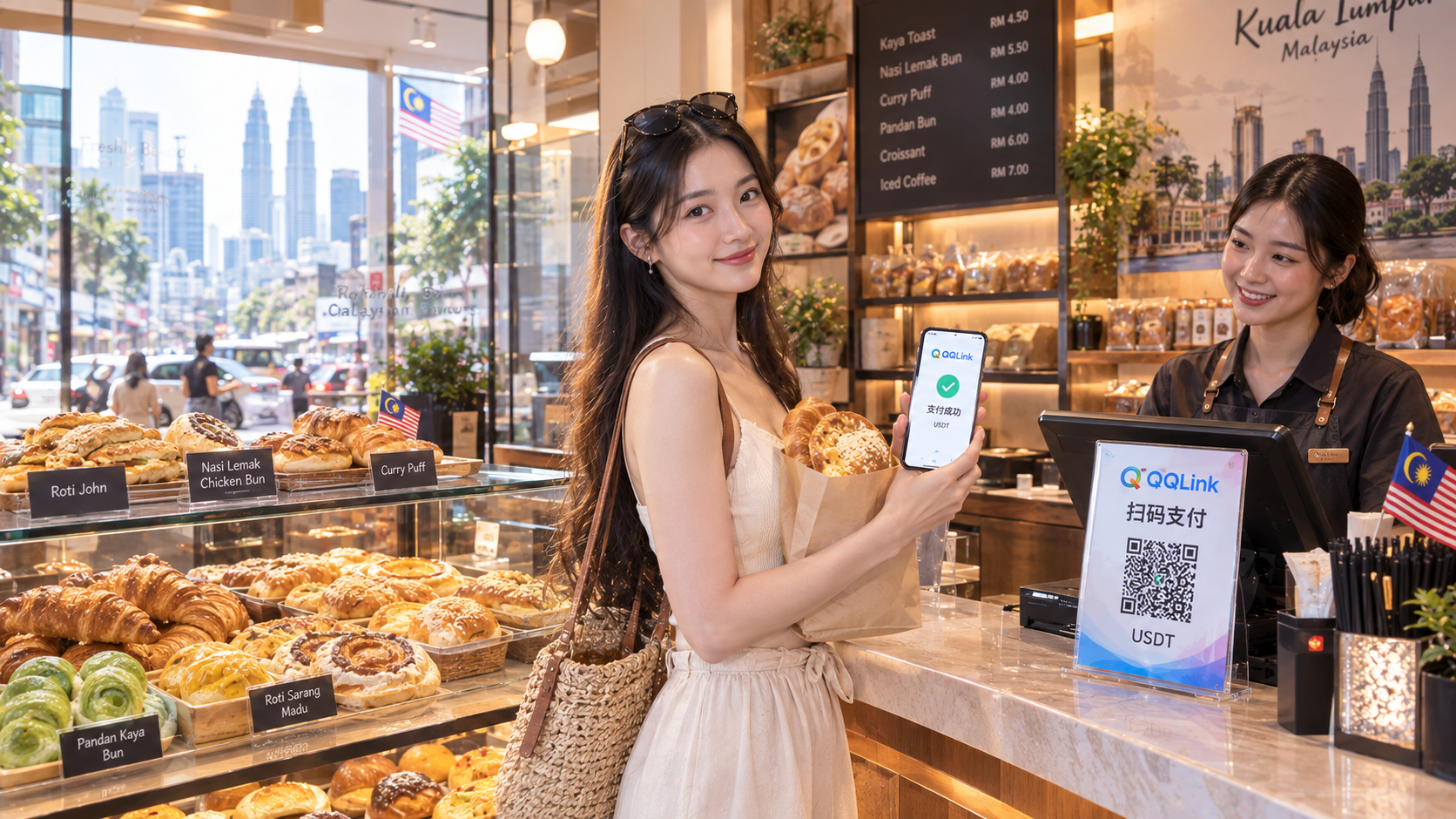 42 不用帶現金買菠蘿包?QQLink讓USDT走進大馬日常