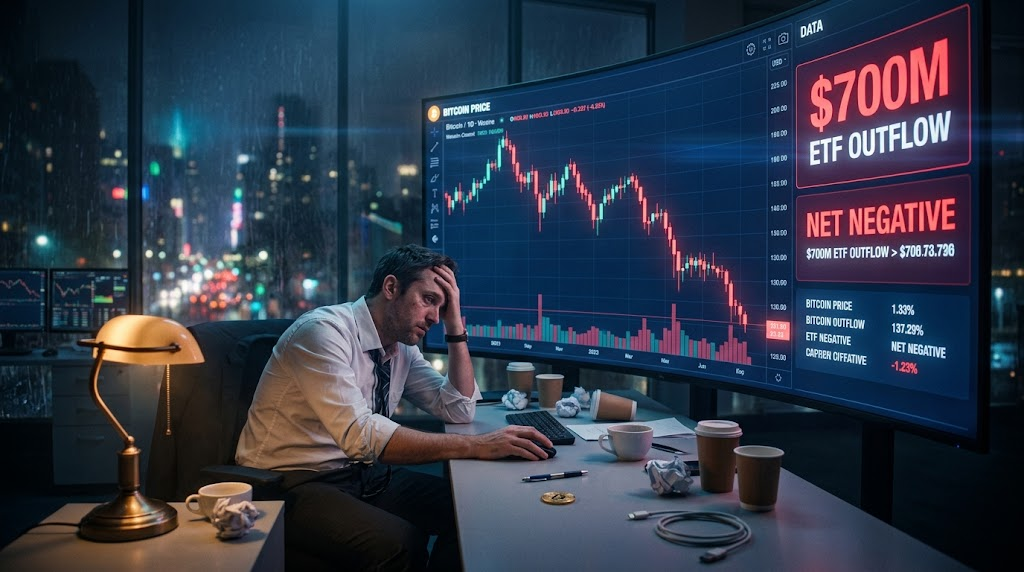 Uptober行情熄火 比特幣兩日ETF撤資破7億美元